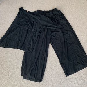 Lunya Organic Cotton 2 piece set, black, XL